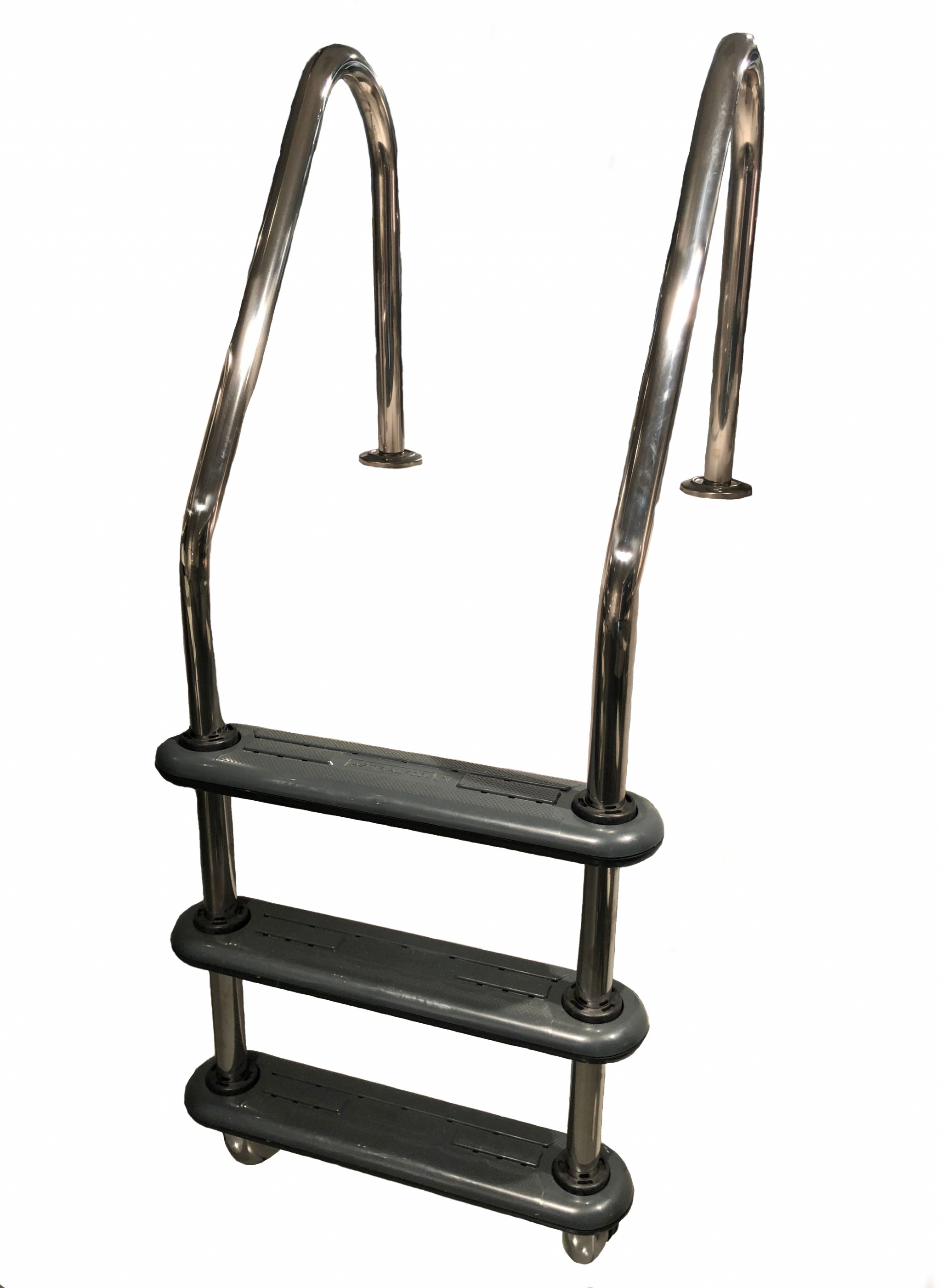 KOMFI ladder - INOX 316 - extra stevige treden uit kunststof